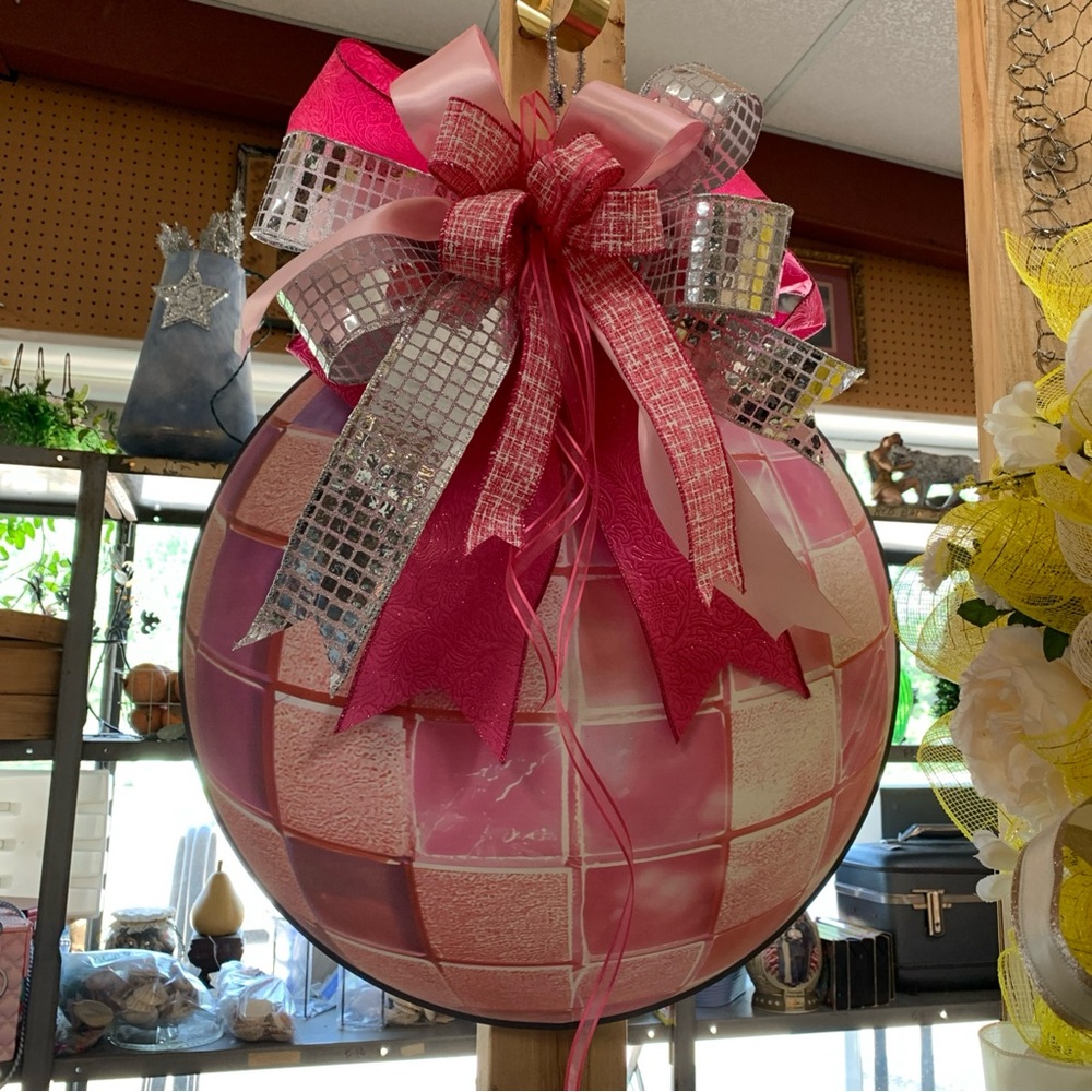 Disco ball wall hanger decor disco ball door hanger